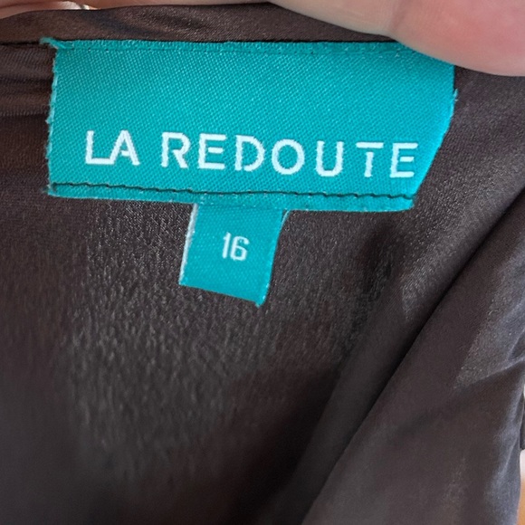 Vintage La Redoute Women’s 16 Brown Satin Studded Camisole Cami 90s Plus Size XL - Picture 6 of 9